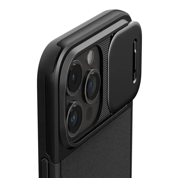 spigen optik armor magsafe, black - iphone 15 pro (acs07184) - slika 3