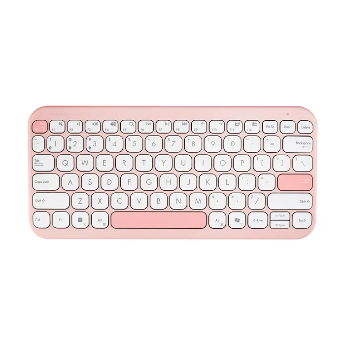 asus kw100, bežična tipkovnica, roza - slika 1
