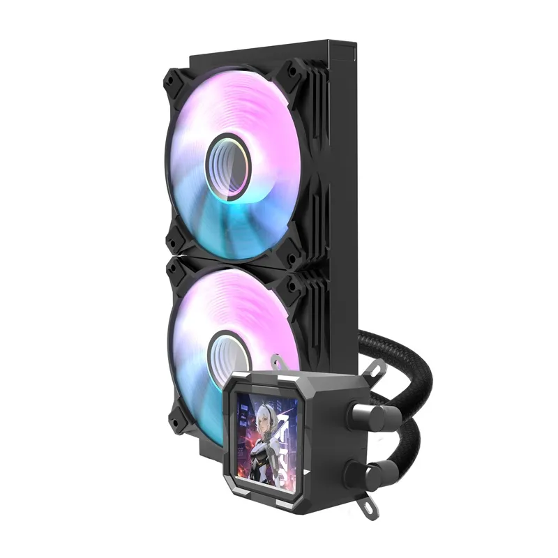 darkflash dv240s cpu water cooler (black) - slika 2