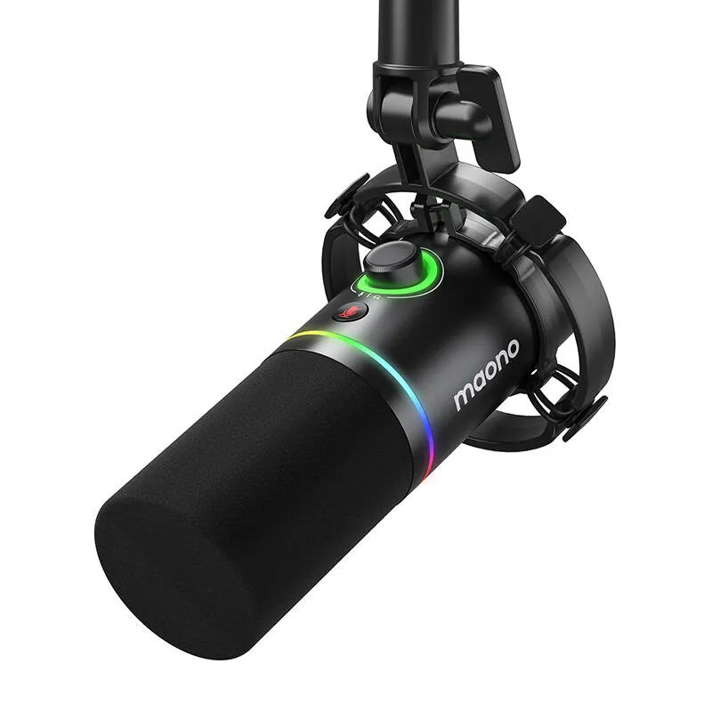 dynamic microphone maono pd200x (black) - slika 2