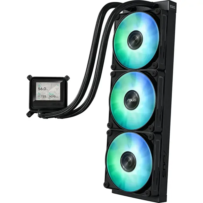asus max gaming lc 360 argb lcd (black) - slika 4