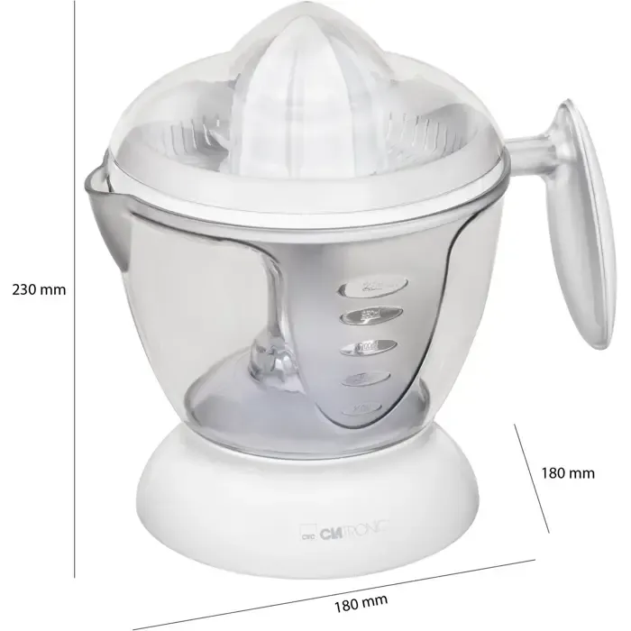 clatronic citrus press zp 3066 1,2l 40w white - slika 5