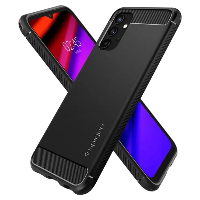 spigen rugged armor, zaštitna maska za telefon, crna - samsung galaxy a13 - slika 5