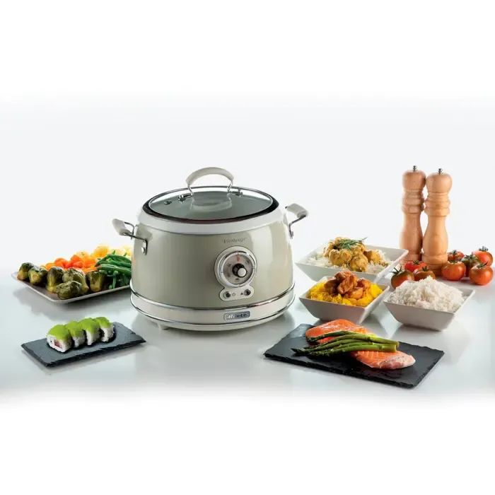 ariete rice cooker vintage green (light green, 700 watts, 3.5 liters) - slika 3
