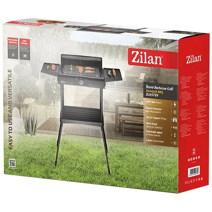 zilan električni roštilj, samostojeći, 3400w - zln3789 - slika 5