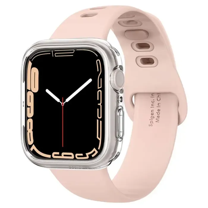 spigen liquid crystal, zaštitna maska za apple pametni sat, prozirna (45mm/44mm), acs04196 - slika 5