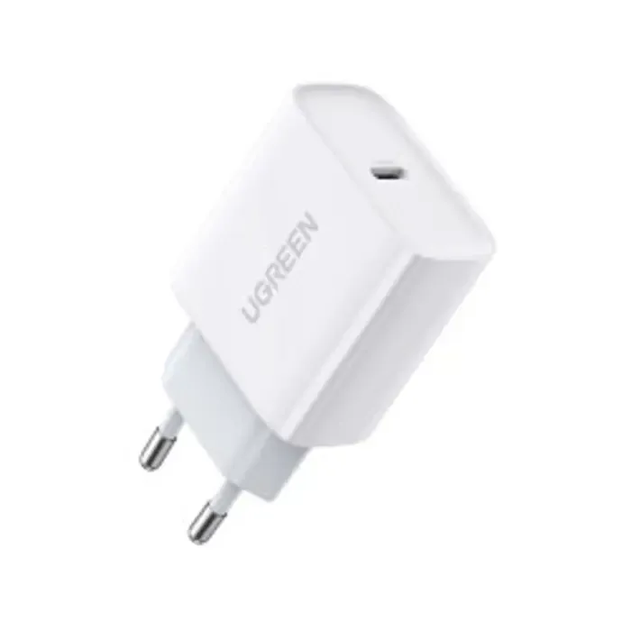 ugreen punjač, 20w, usb-c pd, bijeli - slika 1