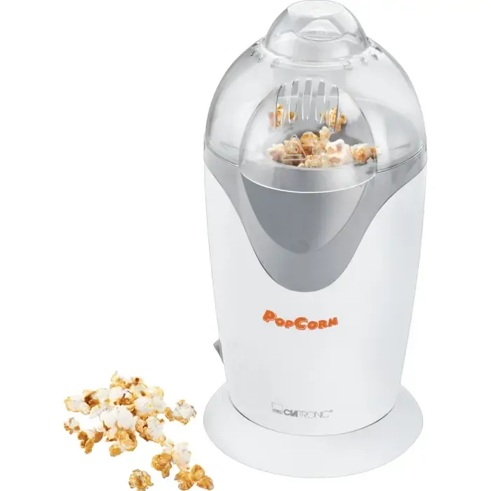 clatronic popcorn maker pm3635 - white / gray - slika 2