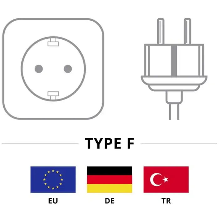 goobay netzkabel myth abgewinkeltem schutzkontakt, cable black, 5 meter - slika 3
