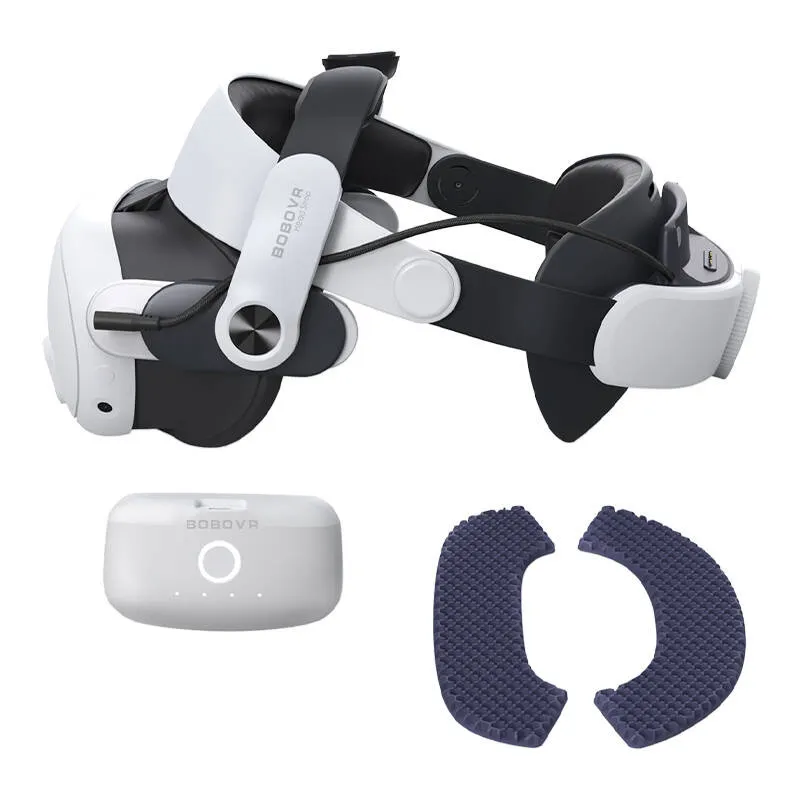 bobovr m3 pro head strap + battery pack for oculus quest 3 / quest 3s - slika 2