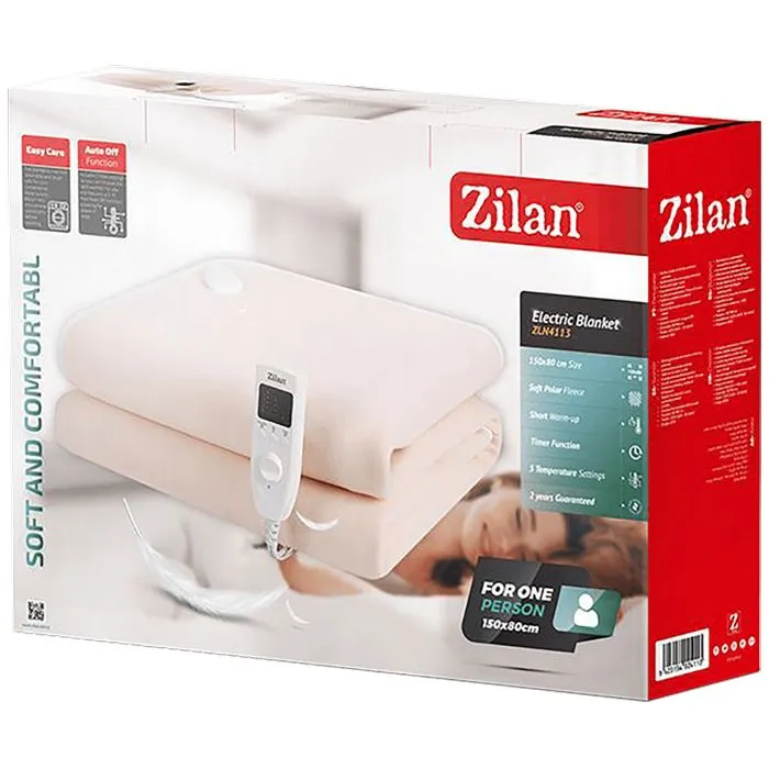 zilan električna deka, 60 w, 150 x 80 cm, bež - zln4114 - slika 3