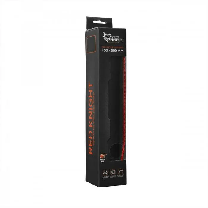 white shark gaming podloga za miša gmp-2102 red knight 40x30cm crvena - slika 3