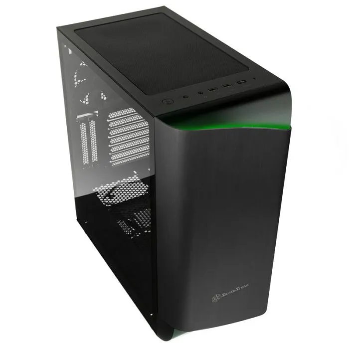 silverstone seta a1 midi-tower kućište, tempered glass - crno sst-sea1tb-g - slika 1