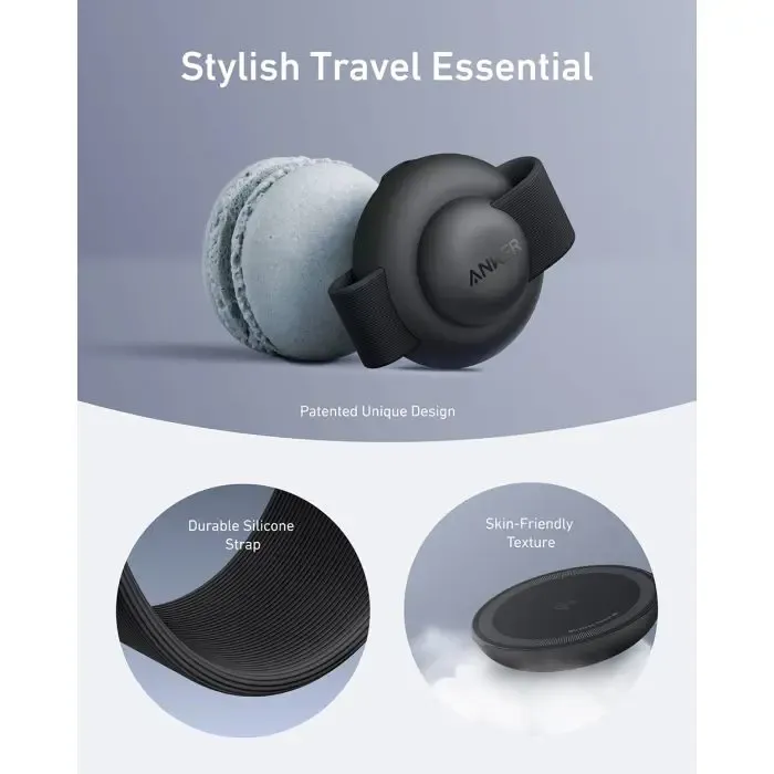 anker maggo wireless folding folding pad 3v1, black - slika 3