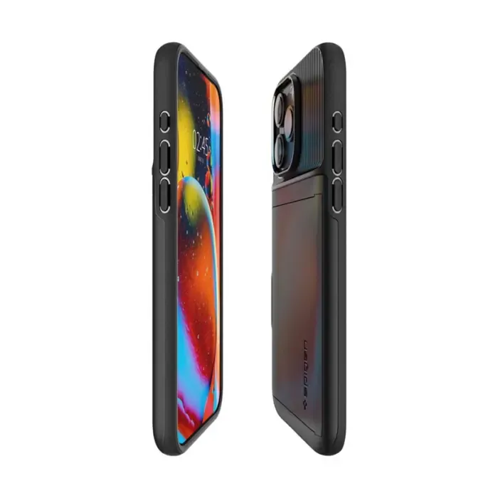 spigen slim armor cs, black - iphone 15 pro max (acs06589) - slika 5