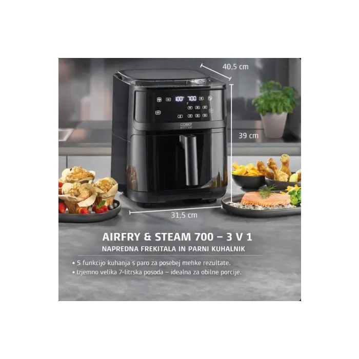 caso steam & air fry 700 - slika 2