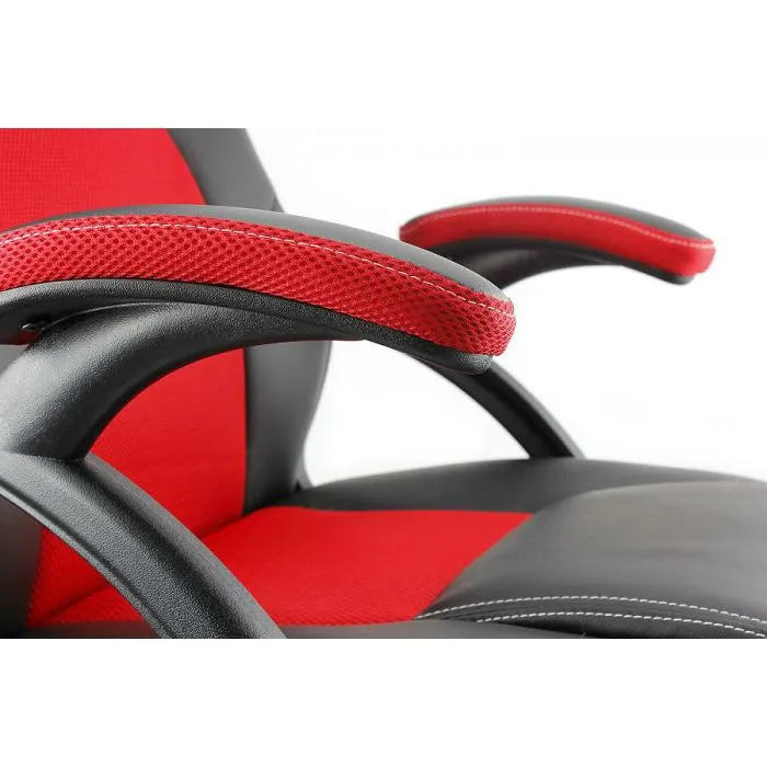 white shark gaming stolica kings throne crno-crvena - slika 4