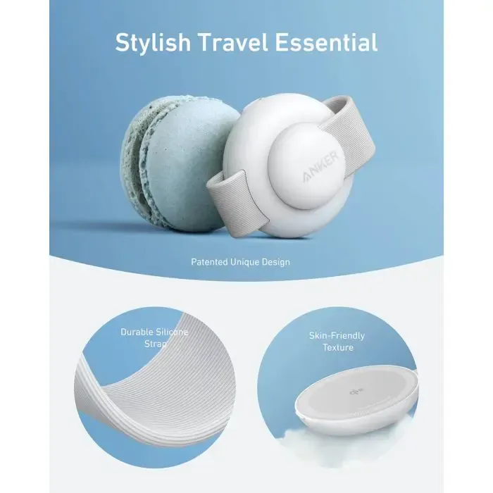 anker maggo wireless folding folding pad 3v1, white - slika 2