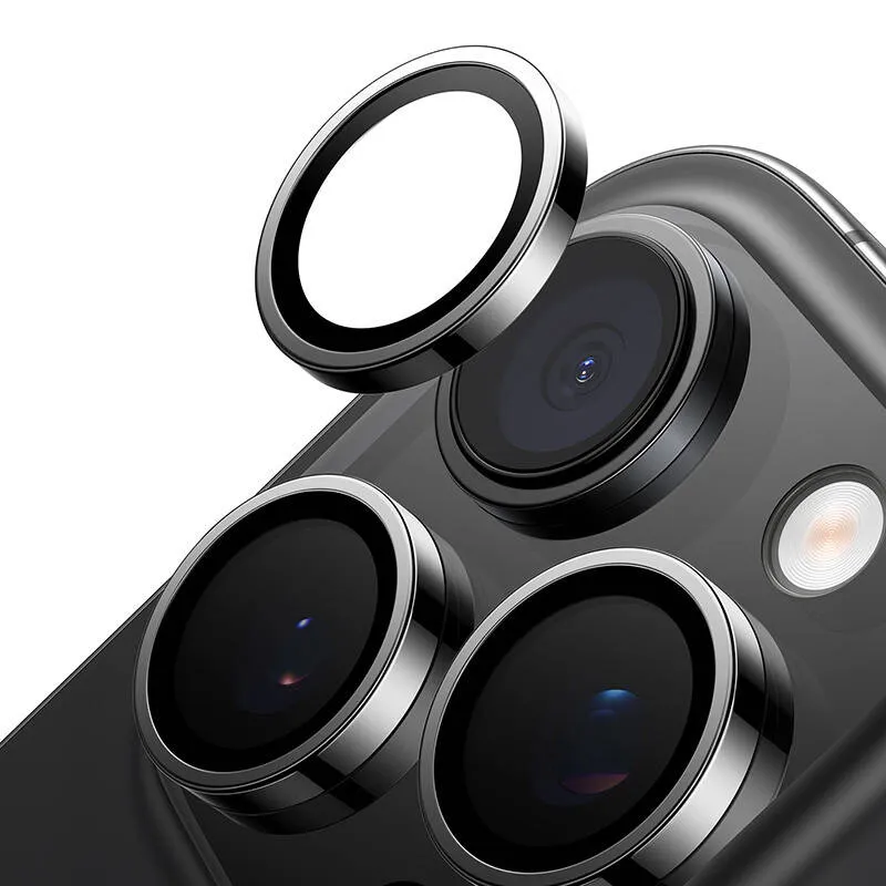 lensguard camera glass for iphone 16 promax (black) - slika 3