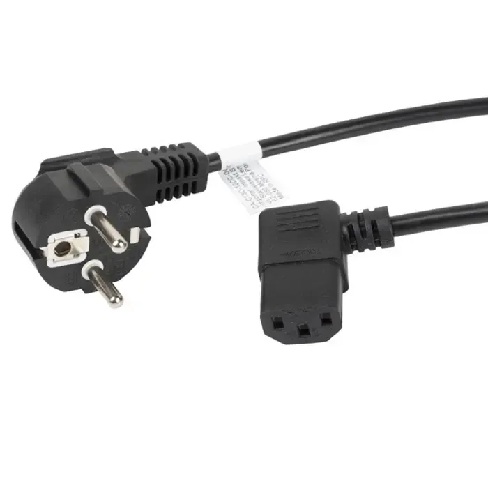 lanberg ca-c13c-12cc-0018-bk power cable black 2 m c13 coupler cee7/7 - slika 2