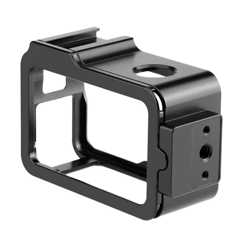 metal cage with cold shoe puluz for dji osmo action 4/3 - slika 2
