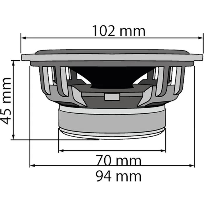 sal auto zvučnici, set, 100mm, 2x55w, 4 ohm - cx 404 - slika 2