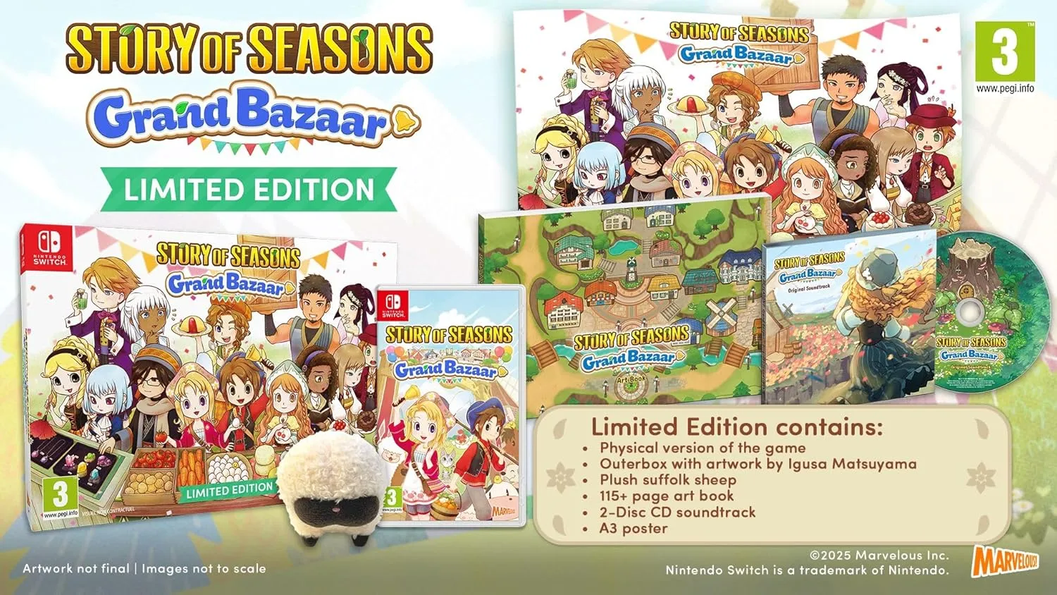 story of seasons: grand bazaar - limited edition (switch) - slika 1