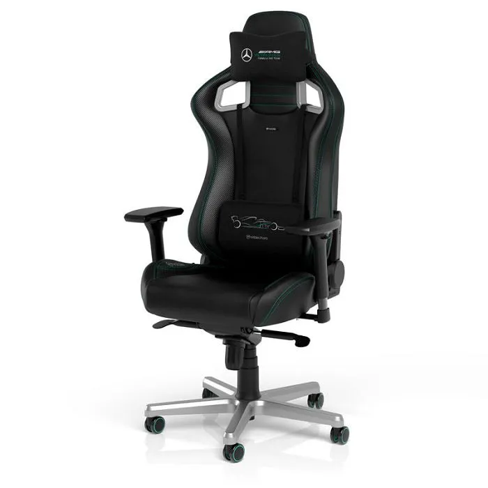 noblechairs epic gaming stolica - mercedes-amg petronas formula one team edition nbl-epc-pu-mpf - slika 1