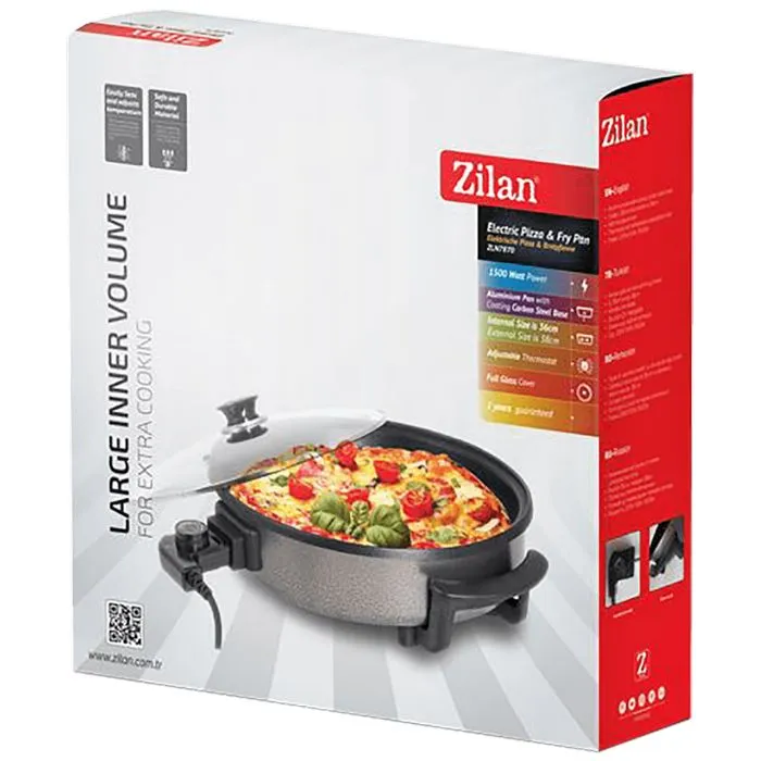 zilan pizza pekač, promjer 36 cm / 38 cm, 1500 w - zln7870 - slika 3