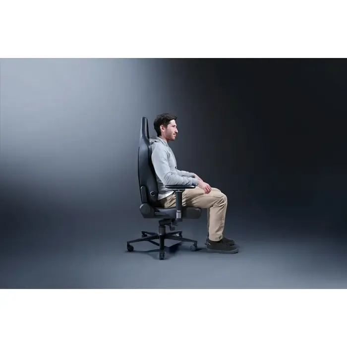 razer iskur v2 gaming armchair padded seat black - slika 3