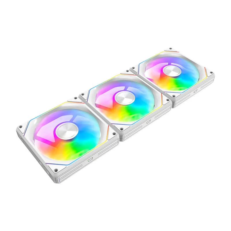 darkflash gauss g24 3-in-1 computer fans (white) - slika 3