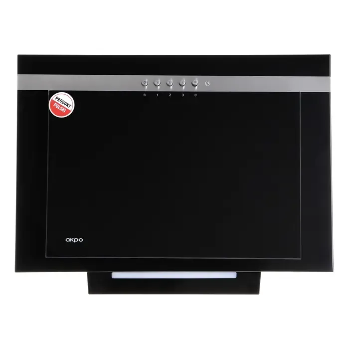 okap akpo wk-4 nero line 2.0 60 czarny t300 liniowy led/siłownik - slika 2