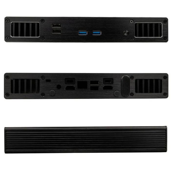 akasa plato tn ucff case (intel nuc), oem - black a-nuc65-m1b - slika 2