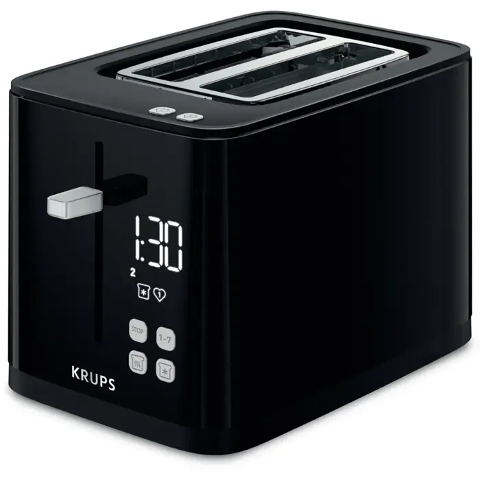 krups toaster kh6418 black - smart'n light - slika 3