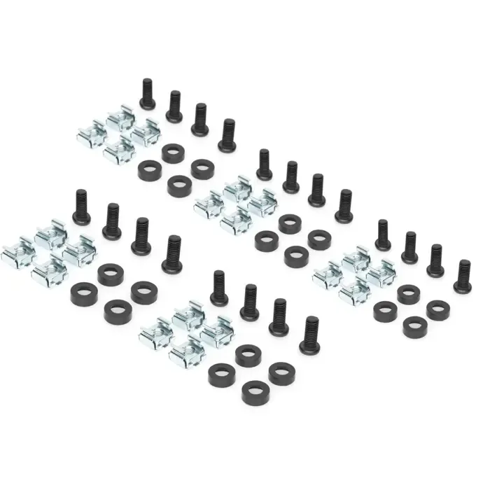 digitus cable management bracket for 483mm (19") cabinets (black, 10 pieces, 2u, 44 x 100mm) - slika 3