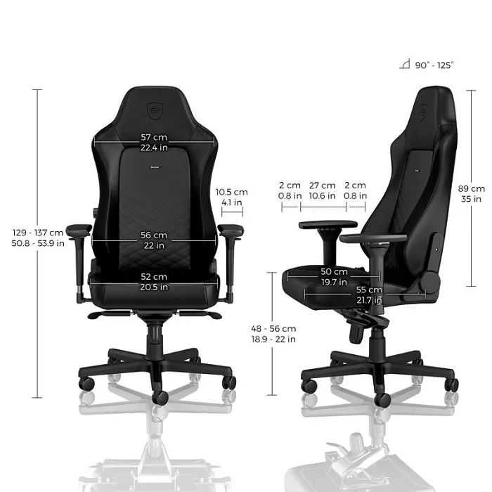 noblechairs hero gaming stolica - crna nbl-hro-pu-bla - slika 3