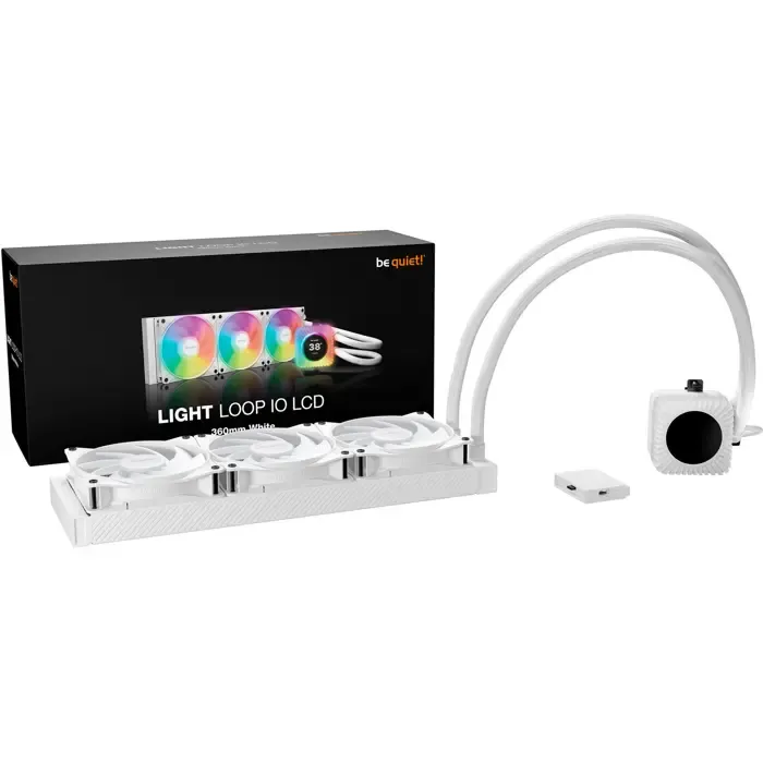 be quiet light loop io lcd 360mm (white) - slika 5