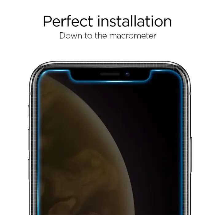 spigen glas.tr ez fit, zaštitno staklo za telefon - iphone xr - slika 4