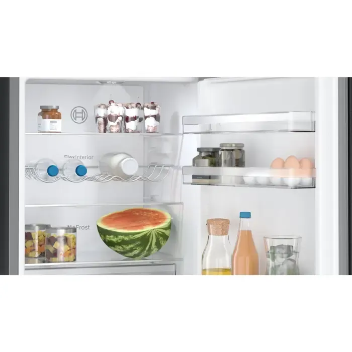 bosch kgn36vxct series 4, fridge/freezer combination (stainless steel (dark)) - slika 4