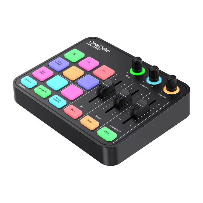 oneodio solocaster audio mixer and sound card - slika 3