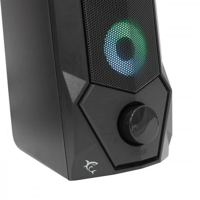white shark rgb gaming 2.0 stereo zvučnici gsp-634 flow - slika 3