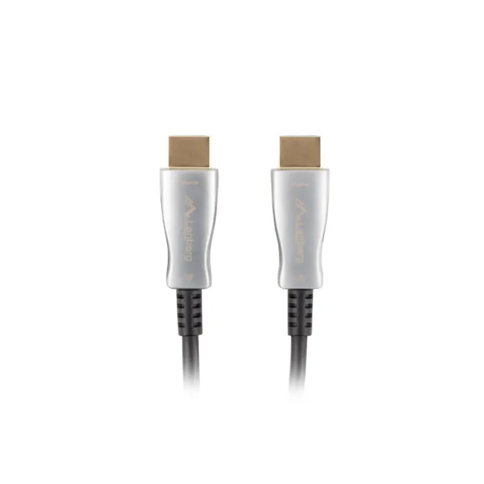 lanberg hdmi cable m/m v2.0 10m optical aoc black ca-hdmi-20fb-0100-bk - slika 3