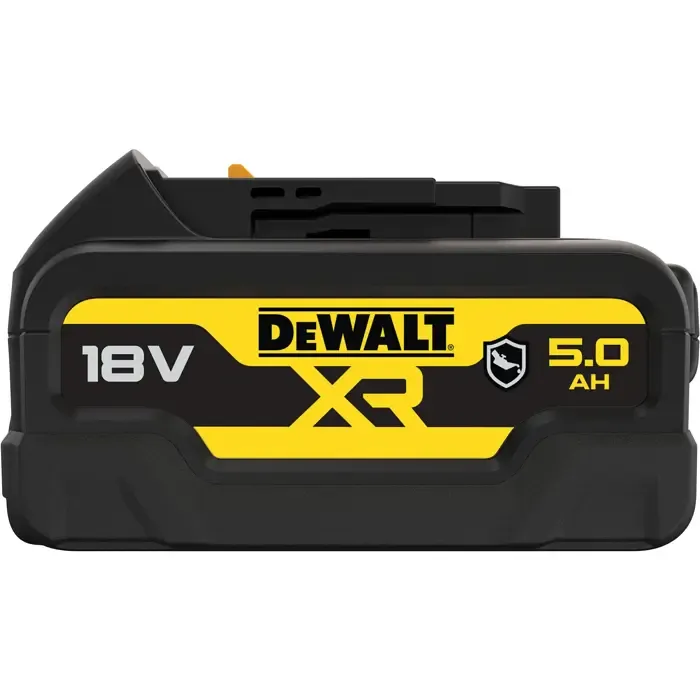 dewalt xr battery dcb184g, 18 volt 5ah black, housing protection against chemicals, acids and fuels - slika 2