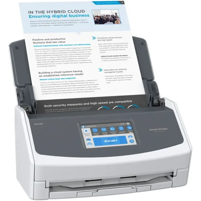 ricoh scansnap ix1600, sheet-fed scanner (white/black, usb, wlan) - slika 4