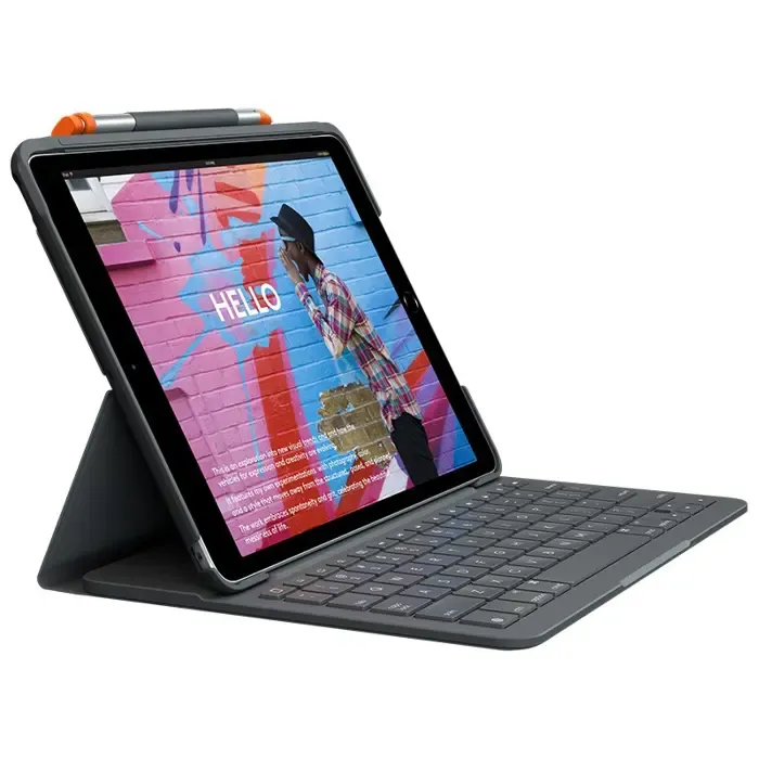 logitech slim folio for ipad (7th, 8th, & 9th generation) - slika 2