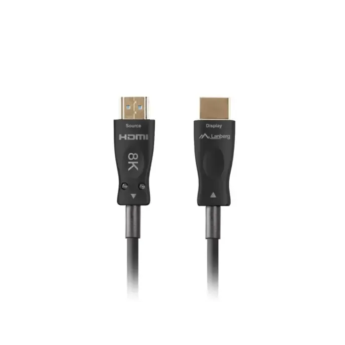 lanberg hdmi cable lanberg hdmi cable m/m v2.1 10m optical aoc black - slika 4