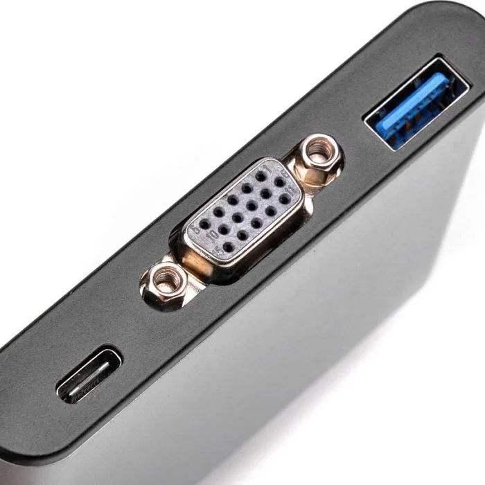 silverstone sst-ep06c - usb 3.1 typ-c auf vga/usb type c/usb type a adapter hub sst-ep06c - slika 4