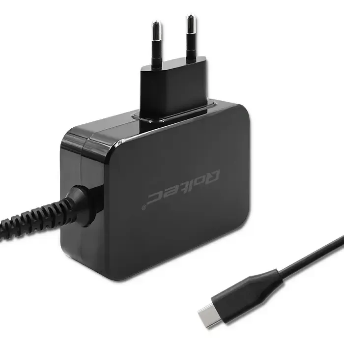 qoltec 52386 gan power pro charger | 1xusb-c | 65w | 5-20v | 3-3.25a | black - slika 4
