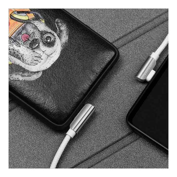 hoco. usb kabel za smartphone, micro usb, 1.2 met., 2.4 a, bijela - u42 exquisite steel, micro usb, wh - slika 4