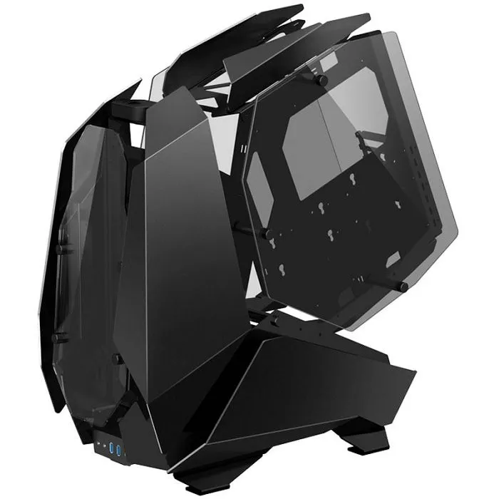 jonsbo mod5 big-tower showcase, tempered glass - black mod5 black - slika 2
